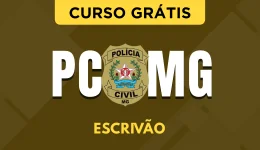 Capa do produto Curso Grátis Polícia Civil MG - Escrivão